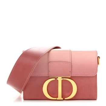 CHRISTIAN DIOR Gradient Smooth Calfskin Gradient 30 Montaigne Box Bag Rose Multicolor