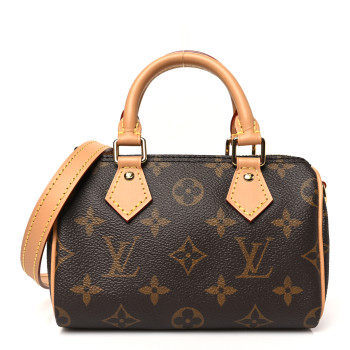 LOUIS VUITTON Monogram Nano Speedy Bandouliere
