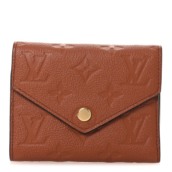 LOUIS VUITTON Empreinte Victorine Wallet Cognac