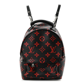 LOUIS VUITTON Monogram Infrarouge Palm Springs Backpack Mini
