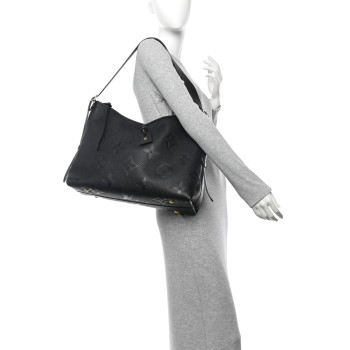 LOUIS VUITTON Empreinte Monogram Giant CarryAll MM Black
