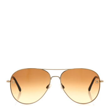 CHANEL Aviator CC Sunglasses 4189-T-Q Gold
