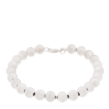 TIFFANY Sterling Silver 8mm Hardwear Ball Bracelet