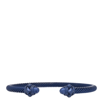 DAVID YURMAN Aluminum 5mm Renaissance Bracelet Blue