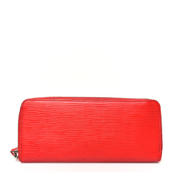 LOUIS VUITTON Epi Zippy Wallet Rouge