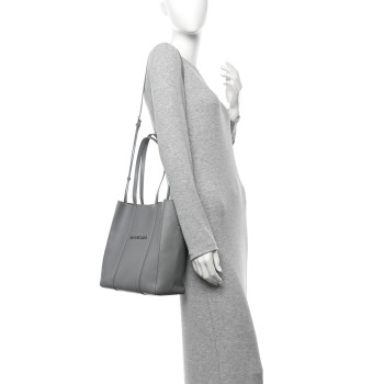 BALENCIAGA Calfskin XS Everyday Tote Balenciaga Grey Black