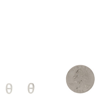 HERMES Sterling Silver TPM Farandole Earrings