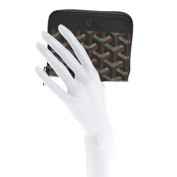 GOYARD Goyardine Matignon PM Wallet Black