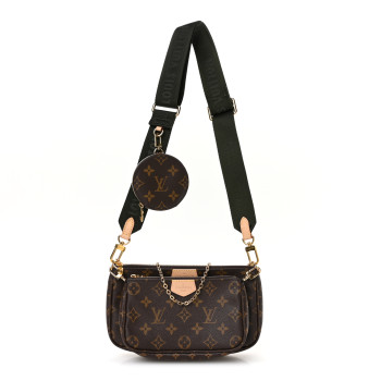 LOUIS VUITTON Monogram Multi Pochette Accessories Kaki
