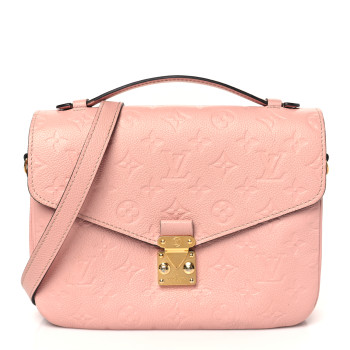 LOUIS VUITTON Empreinte Pochette Metis Rose Poudre