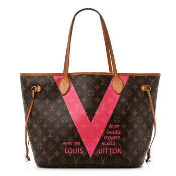 LOUIS VUITTON Monogram V Neverfull MM Grenade