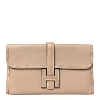 HERMES Swift Jige Duo Clutch Argile