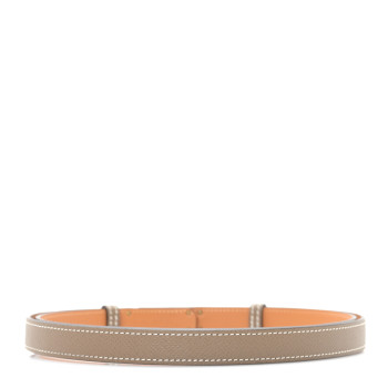 HERMES Epsom Kelly Belt Etoupe