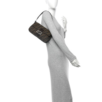FENDI Zucca Baguette Tobacco