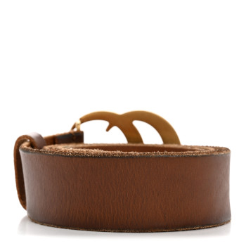 GUCCI Faded Calfskin Double G 40mm Belt 110 44 Cuir