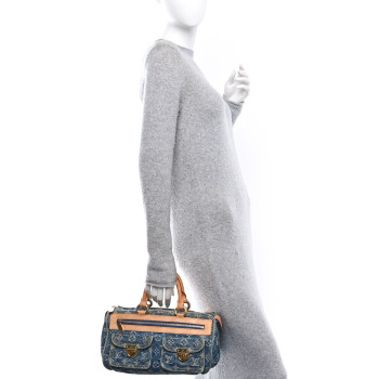 LOUIS VUITTON Monogram Denim Neo Speedy Blue