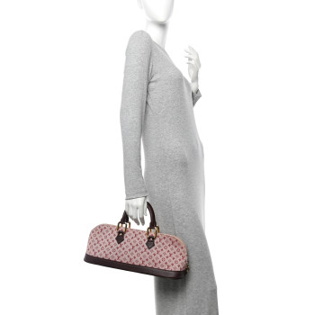 LOUIS VUITTON Mini Monogram Alma Long Cherry