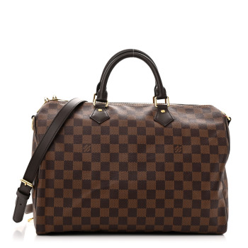 LOUIS VUITTON Damier Ebene Speedy Bandouliere 35