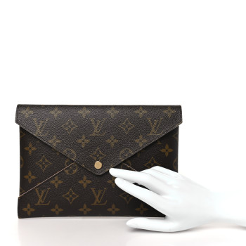 LOUIS VUITTON Monogram Large Kirigami Pochette Insert Rose Ballerine