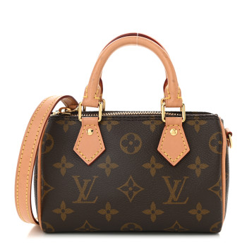 LOUIS VUITTON Monogram Nano Speedy Bandouliere