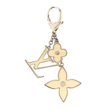 LOUIS VUITTON Fleur d'Epi Bag Charm Ivory