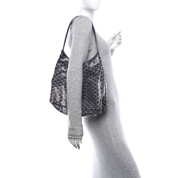 GOYARD Goyardine Boheme Hobo Navy