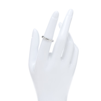 CHANEL 18K White Gold Mini Coco Crush Ring 53 6.25