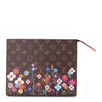 LOUIS VUITTON LV X TM Monogram Flowers Toiletry Pouch 26 LOUIS VUITTON LV X TM Monogram Flowers Toiletry Pouch 26