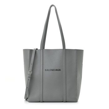 BALENCIAGA Calfskin XS Everyday Tote Balenciaga Grey Black