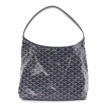 GOYARD Goyardine Boheme Hobo Navy
