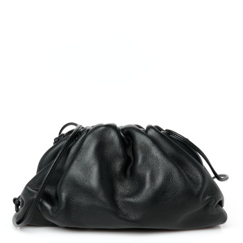 BOTTEGA VENETA Butter Calfskin The Mini Pouch Black