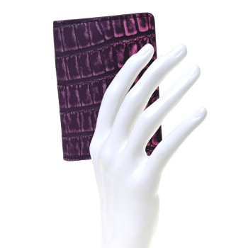 LOUIS VUITTON Alligator Pocket Organizer Purple