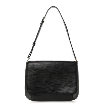LOUIS VUITTON Epi Messenger Black