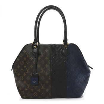 LOUIS VUITTON Monogram Stripes Medium Bag Marine