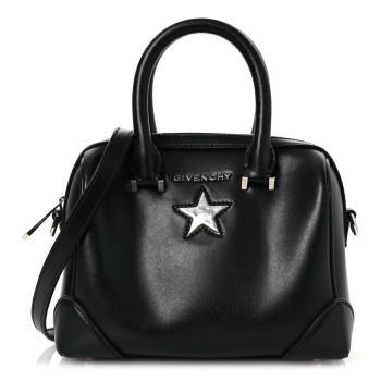 GIVENCHY Calfskin Star Micro Lucrezia Black Silver