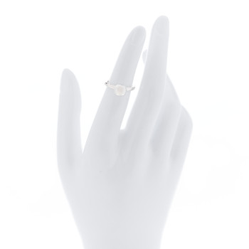 TIFFANY Sterling Silver 8mm Hardwear Ball Ring 47 4.25