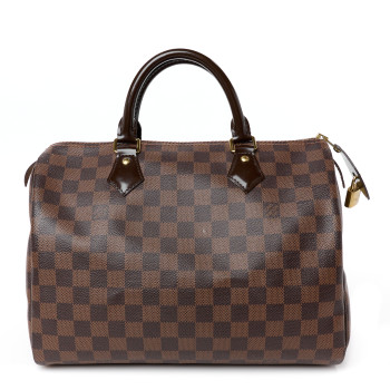 LOUIS VUITTON Damier Ebene Speedy 30