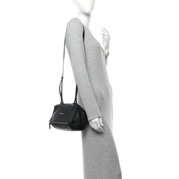 GIVENCHY Sugar Goatskin Mini Pandora Black