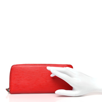 LOUIS VUITTON Epi Zippy Wallet Rouge