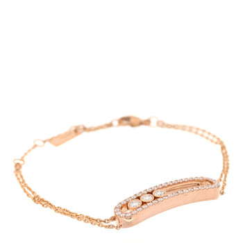 MESSIKA 18K Rose Gold Diamond Move Classic Pave Double Bracelet