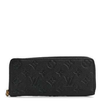 LOUIS VUITTON Empreinte Clemence Wallet Black