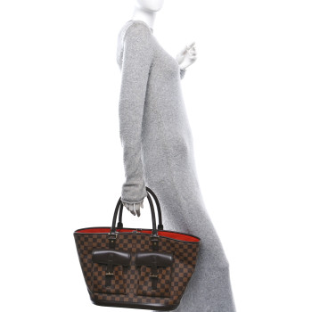 LOUIS VUITTON Damier Ebene Manosque GM