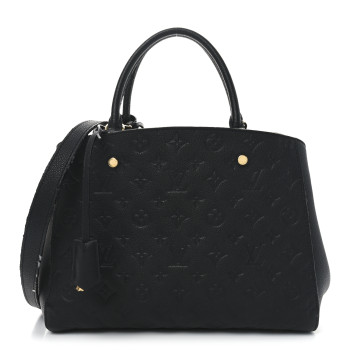LOUIS VUITTON Empreinte Montaigne MM Black