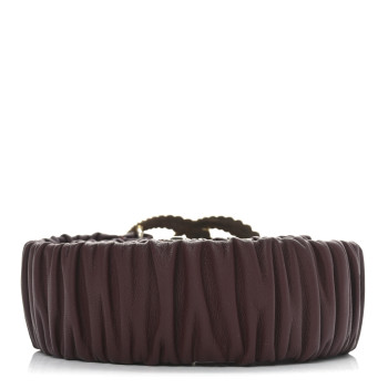 GUCCI Calfskin Elastic Torchon Double G 40mm Belt 80 32 Burgundy