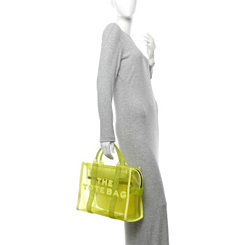 MARC JACOBS Mesh Medium The Tote Bag Fluo Yellow