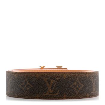 LOUIS VUITTON Calfskin Brushed Monogram 40mm LV Initiales 90 36 Belt