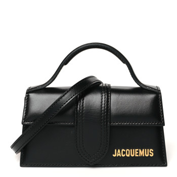 JACQUEMUS Smooth Calfskin Le Bambino Black