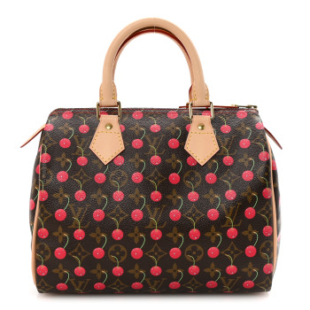 LOUIS VUITTON Monogram Cerises Speedy 25