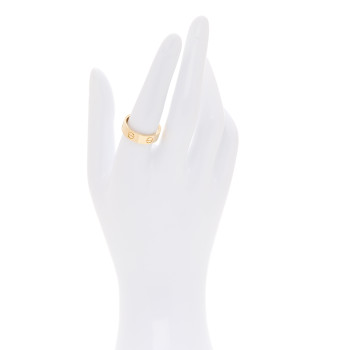 CARTIER 18K Yellow Gold 5.5mm LOVE Ring 56 7.75