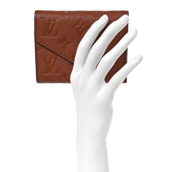 LOUIS VUITTON Empreinte Victorine Wallet Cognac